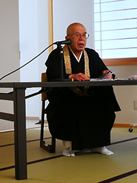 中尊寺仏教文化研究所長　佐々木邦世師の講演