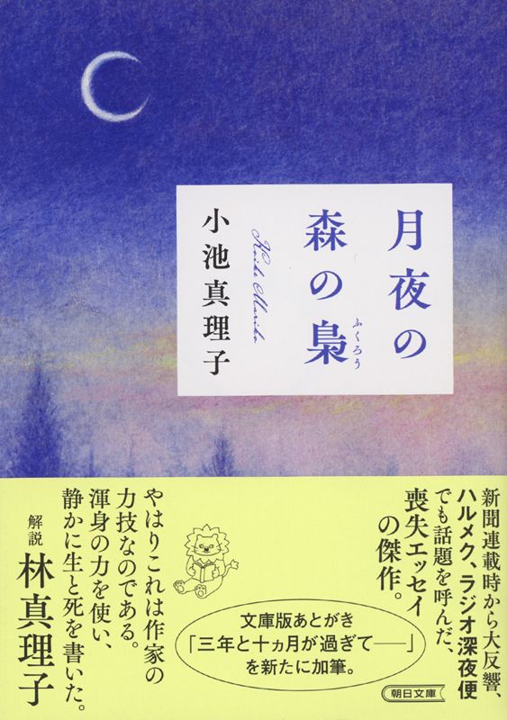 書影 月夜の森の梟（朝日文庫）