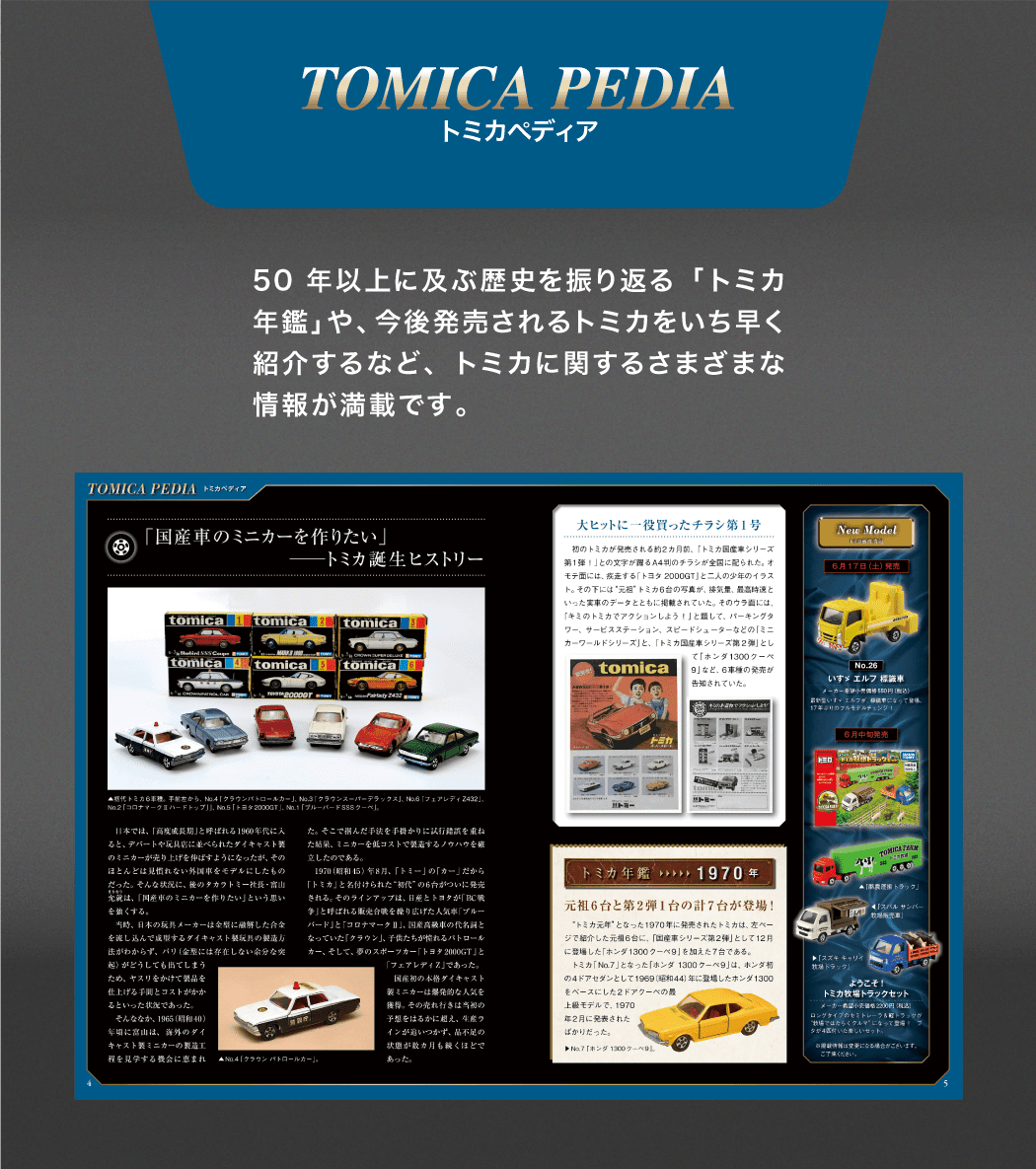 朝日新聞出版 最新刊行物：トミカ歴代名車コレクション